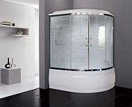 Купить душевая кабина royal rb 150alp-с-ch-l,вп мс,белая задняя стенка в Иваново магазин сантехники Суперстрой