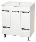 Купить тумба кристи -75,2 ящ. б/к белая,misty в Иваново магазин сантехники Суперстрой