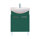 Купить тумба джулия - 65 ,зеленая ,misty. в Иваново магазин сантехники Суперстрой