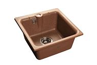 Купить мойка кухонная керамогранит practic gf-p420 (терракот 307),granfest. в Иваново магазин сантехники Суперстрой