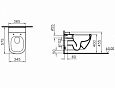 Купить унитаз подвестной d-light 5911в003-1086 безободковый,без сидения,с бачком для чистящей жидкости a fresh,vitra. в Иваново магазин сантехники Суперстрой