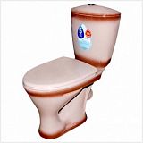 Купить компакт-унитаз версия бежевый, santeri. в Иваново магазин сантехники Суперстрой