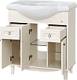 Купить тумба шармель-80 2 ящ., светло-беж.+рак. kirovit. в Иваново магазин сантехники Суперстрой