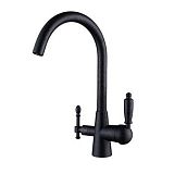 Купить смеситель vincent 31744-2 кухня под фильтр black marble,kaiser в Иваново магазин сантехники Суперстрой