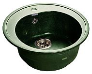 Купить мойка кухонная керамогранит rondo gf-r510 (зеленая 305),granfest. в Иваново магазин сантехники Суперстрой