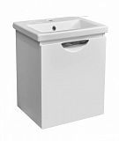 Купить тумба норина-40 белая подвесная+раковина сомо, stella polar. в Иваново магазин сантехники Суперстрой