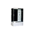 Купить душевая кабина royal rb 8100bp3-bt-ch(100*80)r,вп пс,черная задняя стенка в Иваново магазин сантехники Суперстрой