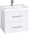 Купить тумба sorento-60 подвесная, 2 ящ+раковина фостер-60, sanstar. в Иваново магазин сантехники Суперстрой
