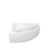 Купить ванна акриловая милан 1700*1100 левая, bas. в Иваново магазин сантехники Суперстрой