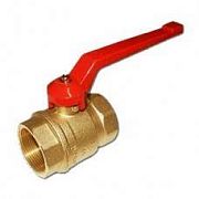 Купить кран латунь 32 г/г ручка, баз. в Иваново магазин сантехники Суперстрой