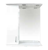 Купить зеркало-шкаф астра-60 левое свет, misty. в Иваново магазин сантехники Суперстрой