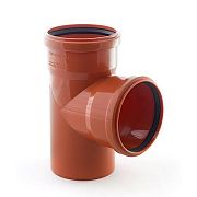 Купить тройник канализационный 200*200*90 рыжий, россия. в Иваново магазин сантехники Суперстрой