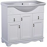 Купить тумба напольная варна 2 ящ. 105 белая+рак элеганс, good door. в Иваново магазин сантехники Суперстрой