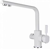 Купить кухонный смеситель decor 40144-10 боковой kaiser белый в Иваново магазин сантехники Суперстрой