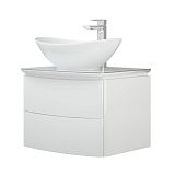 Купить тумба подвесная огайо-75 z2+раковина гамма-56, corozo. в Иваново магазин сантехники Суперстрой