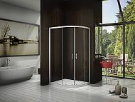 Купить душевое ограждение latte r-120-c-we, bas в Иваново магазин сантехники Суперстрой