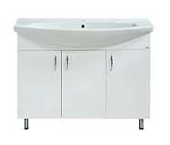 Купить тумба  балтика -105 прямая, белая,misty. в Иваново магазин сантехники Суперстрой