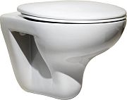 Купить унитаз mateo подвесной  с крышкой пластик, roca. в Иваново магазин сантехники Суперстрой