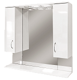 Купить зеркало-шкаф 900 свет, aqualine. в Иваново магазин сантехники Суперстрой