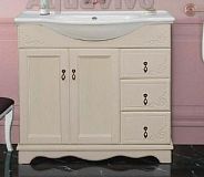 Купить тумба напольная варна 85 3 ящ. слоновая кость+рак mia, good door. в Иваново магазин сантехники Суперстрой