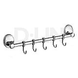 Купить рейлинг 5 крючка d-lin d201855-5, d-lin. в Иваново магазин сантехники Суперстрой
