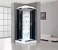 Купить душевая кабина royal rb 90нр7-bt-ch,90*90*217,нп пс,черная задняя стенка в Иваново магазин сантехники Суперстрой