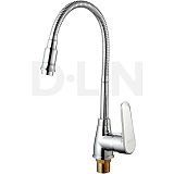 Купить смеситель d150362-q для кухни  гибкий излив, d-lin. в Иваново магазин сантехники Суперстрой