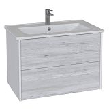 Купить тумба подвесная trend-80, бетон+раковина эйфория-80, sanstar. в Иваново магазин сантехники Суперстрой