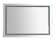 Купить 2 неон - зеркало led 1200х800 клавишный выключатель (двойная подсветка),misty в Иваново магазин сантехники Суперстрой