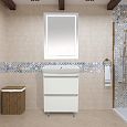 Купить тумба енисей-50 2 ящ, белая + раковина, misty. в Иваново магазин сантехники Суперстрой