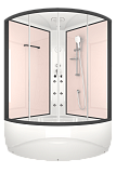 Купить душевая кабина domani spa vitality high 120*120 вп пс-pink cappuccino в Иваново магазин сантехники Суперстрой