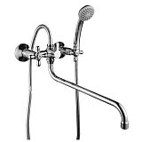 Купить смеситель для ванны с душем н02-84, rossinka. в Иваново магазин сантехники Суперстрой