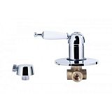 Купить смеситель  vincent 31017 скрытый монтаж  белые ручки, kaiser в Иваново магазин сантехники Суперстрой