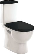 Купить компакт-унитаз best с черной крышкой, sanita luxe. в Иваново магазин сантехники Суперстрой