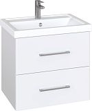 Купить тумба sorento-60 подвесная, 2 ящ+раковина фостер-60, sanstar. в Иваново магазин сантехники Суперстрой