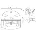 Купить раковина мебельная лагуна 105, dreja. в Иваново магазин сантехники Суперстрой