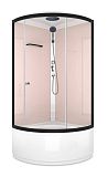 Купить душевая кабина domani spa simple high 90*90вп pink cappuccino пс( c крышей) в Иваново магазин сантехники Суперстрой