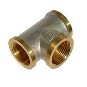 Купить тройник латунь 1/2 г/г/г, китай. в Иваново магазин сантехники Суперстрой
