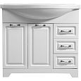 Купить тумба кармела-85 ольха белая +раковина элеганс-85,stella polar. в Иваново магазин сантехники Суперстрой