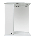 Купить зеркало-шкаф астра-55 левое свет, misty. в Иваново магазин сантехники Суперстрой