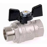 Купить кран шаровый 3/4 г/ш бабочка, kaldе. в Иваново магазин сантехники Суперстрой