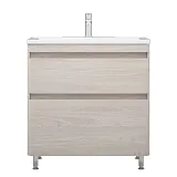 Купить тумба алабама-70 клен экрю+раковина adel 70, stella polar. в Иваново магазин сантехники Суперстрой