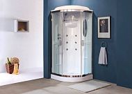 Купить душевая кабина royal bath rb 90hk2-t-ch, 90*90*217,нп, пс,гидромассаж в Иваново магазин сантехники Суперстрой