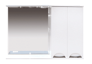 Купить зеркало-шкаф куба-120 правое, свет misty. в Иваново магазин сантехники Суперстрой