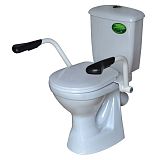 Купить компакт-унитаз для инвалидов персона премиум с двойным опорным поручнем,старый оскол. в Иваново магазин сантехники Суперстрой