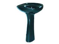 Купить раковина на пьедестале ардо зеленый, оскольская керамика. в Иваново магазин сантехники Суперстрой
