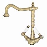 Купить смеситель vincent 31033-1,антик,kaiser в Иваново магазин сантехники Суперстрой