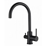 Купить смеситель merkur 26744-9 кухня под фил black-mat,kaiser в Иваново магазин сантехники Суперстрой