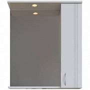Купить зеркальный шкаф вольга-70 п, 1 дв., белый, sanstar в Иваново магазин сантехники Суперстрой