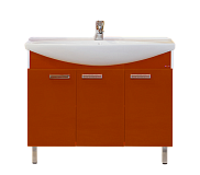 Купить тумба джулия -105 красная,misty. в Иваново магазин сантехники Суперстрой